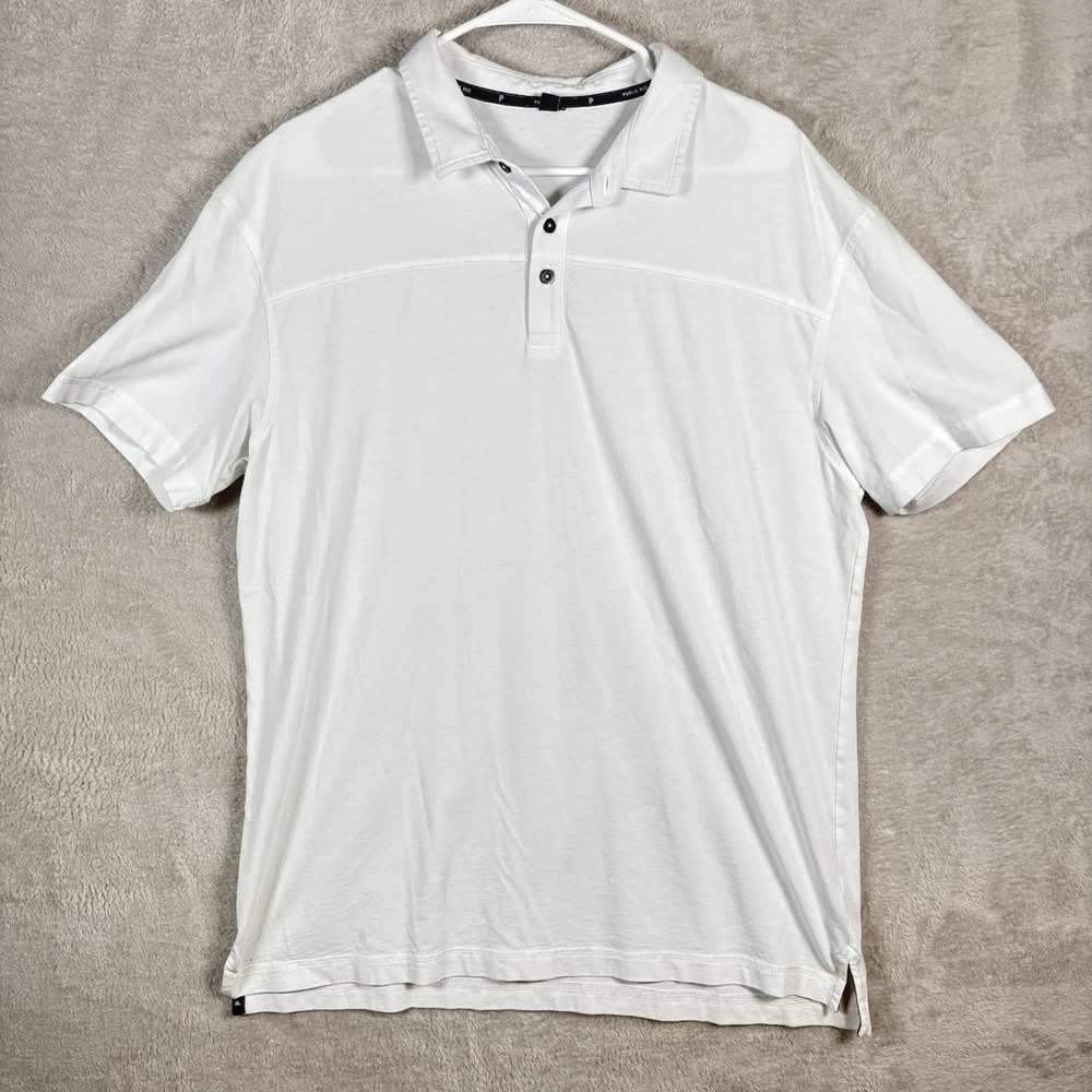 Public Rec Go-to Polo White Mens Size XL Extra Large Performance Athletic New